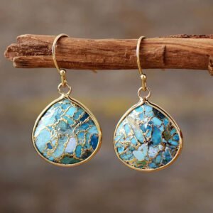 Ăclat SculptĂ© â Boucles dâOreilles Pendantes TexturĂ©es