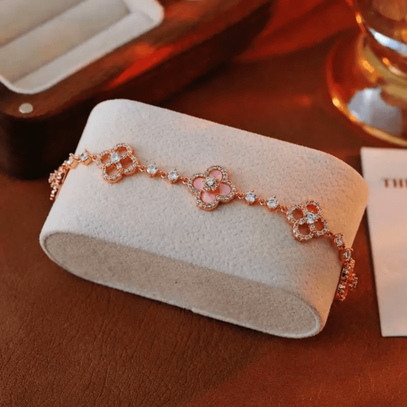 Fleur de Rosée – Bracelet Éclat Rosé – Image 2