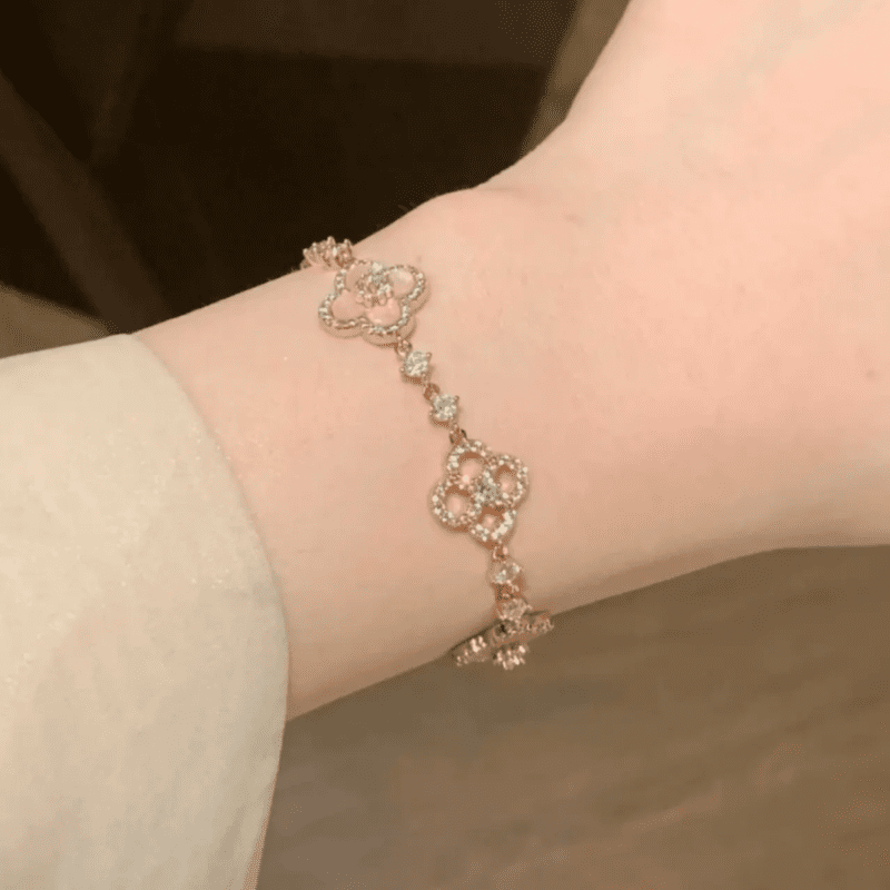 Fleur de Rosée – Bracelet Éclat Rosé – Image 3