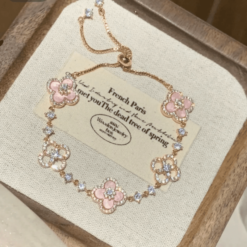 Fleur de Rosée – Bracelet Éclat Rosé – Image 4